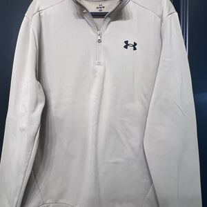 Under Armour Men's Light Gray Quarter-Zip Jacket